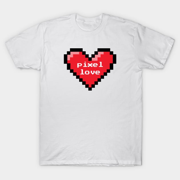 Pixel love T-Shirt by Laura_Nagel